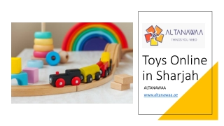 Toys Online in Sharjah_