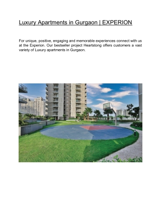 Luxury Apartments in Gurgaon  | EXPERION