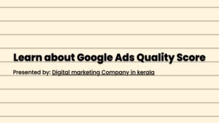 Learn about Google Ads Quality Score