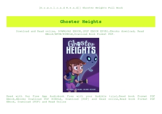 [D.o.w.n.l.o.a.d R.e.a.d]] Ghoster Heights Full Book