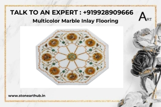 Multicolor Marble Inlay Flooring