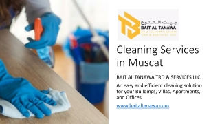 Cleaning Services in Muscat_