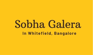 Sobha Galera Row Houses Whitefield Banaglore E brochure