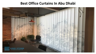 Best Office Curtains In Abu Dhabi