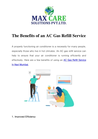 AC Gas Refill Service In Navi Mumbai Call-8655552444