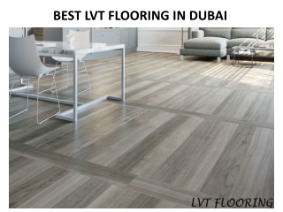 BEST LVT FLOORING IN DUBAI