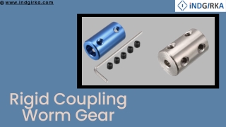 Rigid Coupling Worm Gear