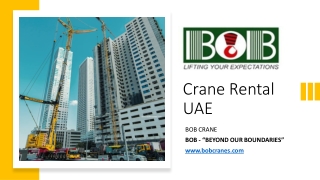 Crane Rental UAE