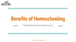 Benefits of Homeschooling