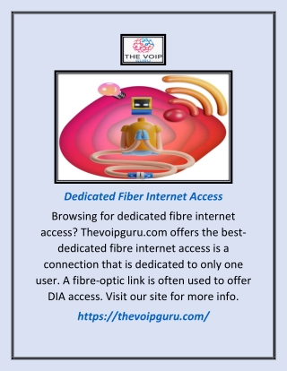Dedicated Fiber Internet Access | Thevoipguru.com