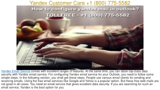 Yandex Customer Support  1(800) 775 5582