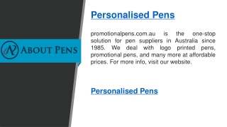 personalised pens   promotionalpens.com.au