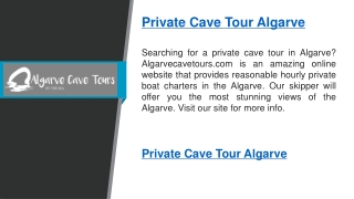 Private Cave Tour Algarve   Algarvecavetours.com