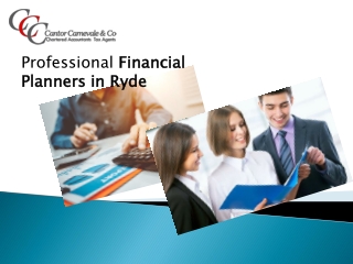 Professional Financial Planners in Ryde