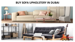 BUY SOFA UPHOLSTERY IN DUBAI