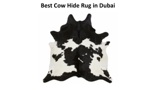 Best Cow Hide Rug in Dubai