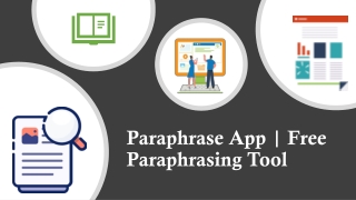 ParaphraseApp - FreeParaphrasingTool