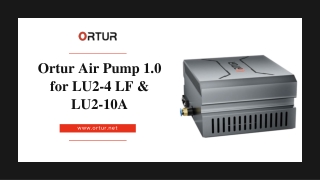 Ortur Air Pump 1.0 for LU2-4 LF & LU2-10A