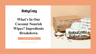 What's In Our Coconut Nourish Wipes Ingredients Breakdown