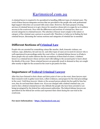 Terrigal criminal lawyer