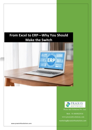 From Excel to ERP—Why You Should Make the Switch