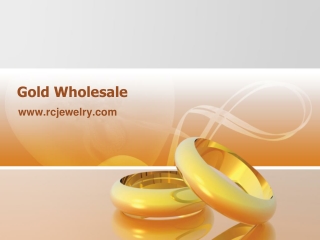 Buy Gold Wholesale Jewelry - www.rcjewelry.com