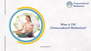 What is transcendental meditation and how does it work