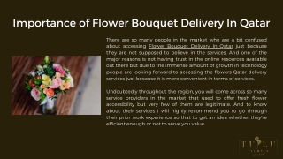 Flower Bouquet Delivery In Qatar | Fresh Flower Delivery In Qatar