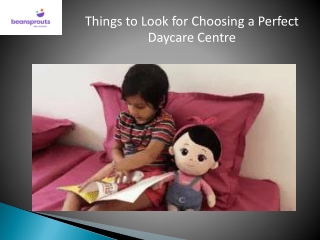 Best Day Care in Gurgaon - Beansprouts Pre School