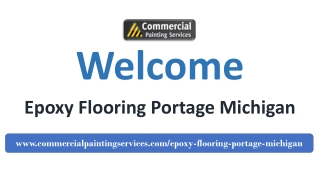 Epoxy Flooring Portage Michigan