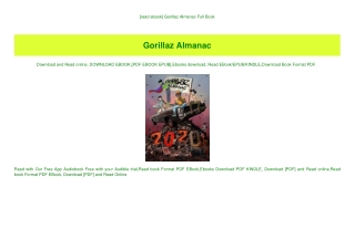[read ebook] Gorillaz Almanac Full Book