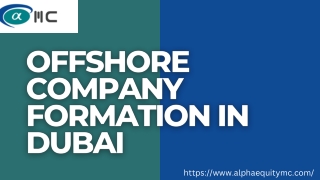 Offshore Company Formation In Dubai