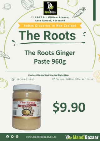 The Roots Ginger Paste 960g - Mandi Bazaar