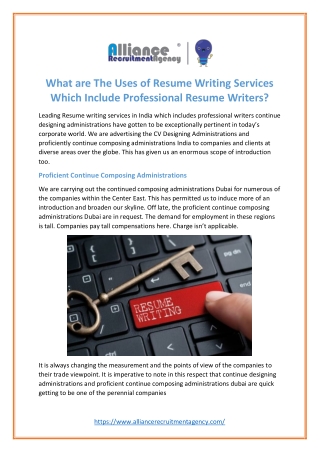 Top Resume Writing Services For Hire