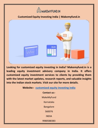 Customized Equity Investing India | Makemyfund.in