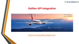 Galileo API Integration