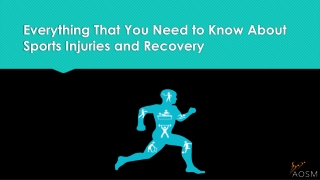 Everything That You Need to Know About Sports Injuries and Recovery