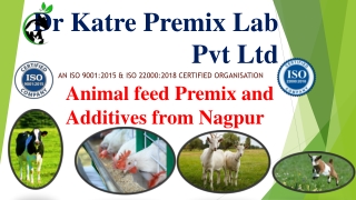 Animal feed Premix and Additives from Nagpur