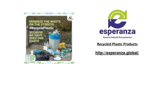 Recycled Plastic Products