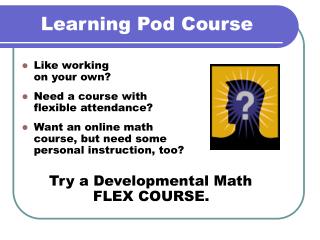 Learning Pod Course