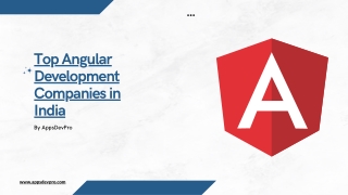 Top Angular Development Companies in India