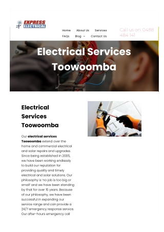 Electrical Services Toowoomba