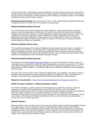 Medical Exoskeleton Market
