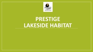 Lake side Habitate