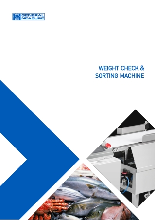 Weight check and sorting machine