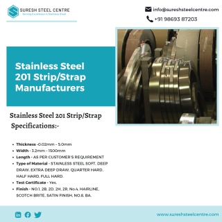 Stainless Steel 201Coil | 201Strip | 304Coil Manufacturer of Coil and Tube-Sures