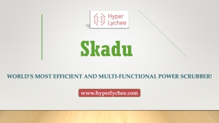 World's Most Efficient And Multi Functional Power Scrubber!