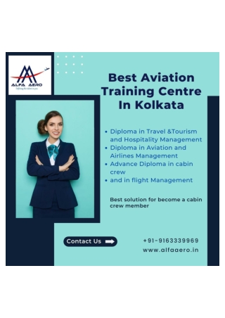Best Aviation Training Centre In Kolkata