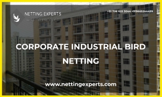 CORPORATE INDUSTRIAL BIRD NETTING