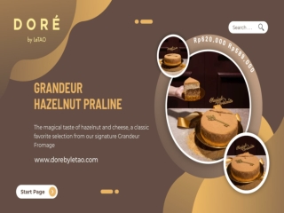 Grandeur Hazelnut Praline - Dore By LeTao